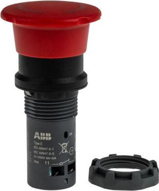 Produktbild ABB Emergency Stop 2 NC Twist Release 40mm