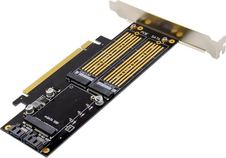 Produktbild InLine PCIe Karte x16 zu 2x M.2