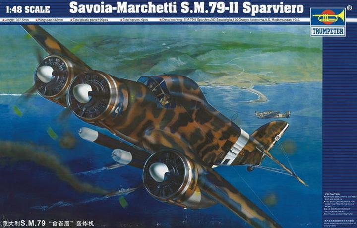 Produktbild Trumpeter Savoia Marchetti SM-79 II Sparviero