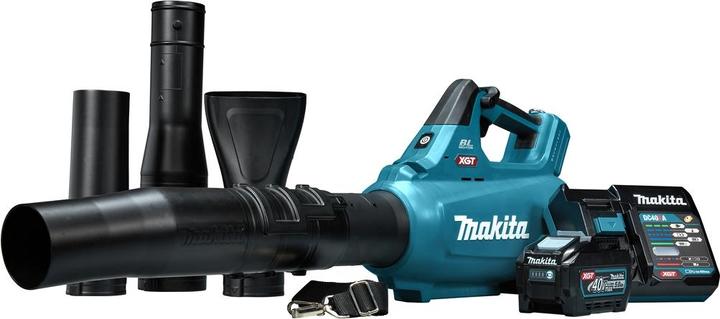 Produktbild Makita UB001GT101 Akku-Gebläse inkl. 4,0Ah und 5,0 Ah Akku (Aktion) (Akkubetrieb, Laubsauger)