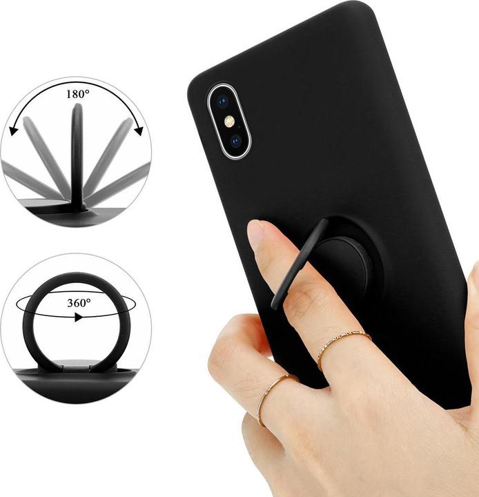 Image du produit Cadorabo Coque TPU Liquid Ring Silicone Case (Apple iPhone XS Max)