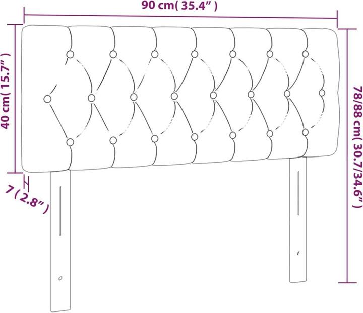 Image du produit VidaXL Jasmine (90 x 7 x 78/88 cm)