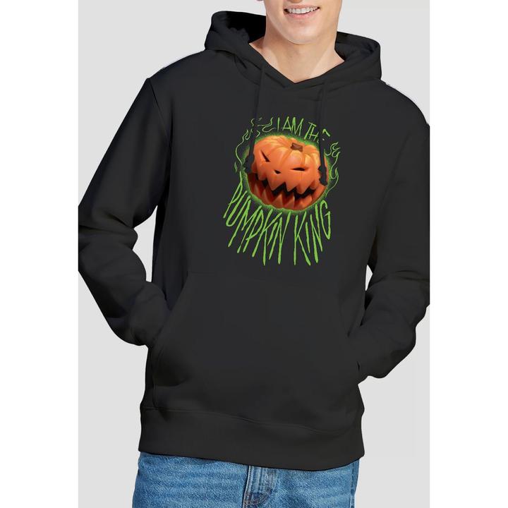 Immagine prodotto The Nightmare Before Christmas I Am The Pumpkin King Felpa con Cappuccio Uomo (L)