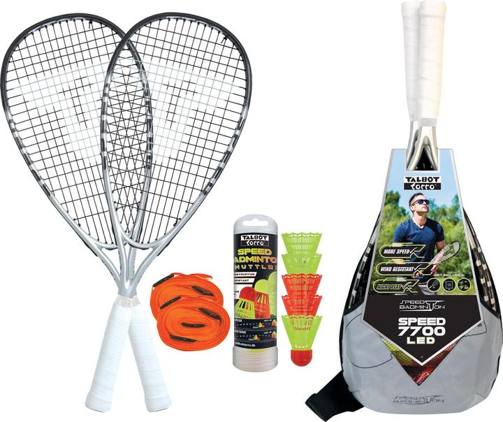 Produktbild Talbot Torro Speedbadminton Set Speed 7700 LED