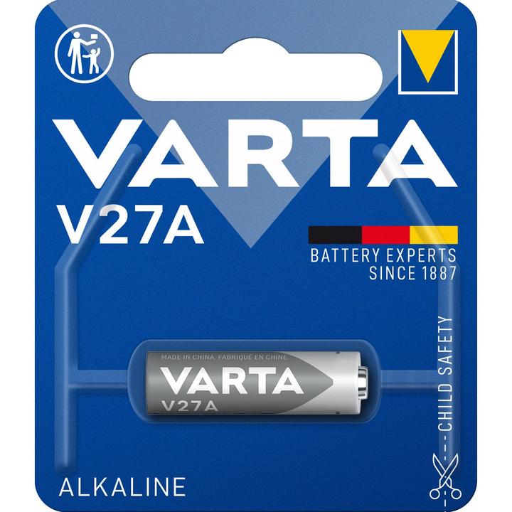 Produktbild JTI V27A / 27A / MN27 12V Alkaline Batterie 1er Pack (1 Stk., A27)