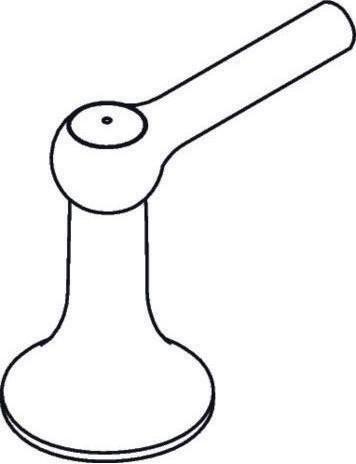 Produktbild hansgrohe HG Griff Axor Terrano Kaltwasserseite AXOR TERRANO chr chrom