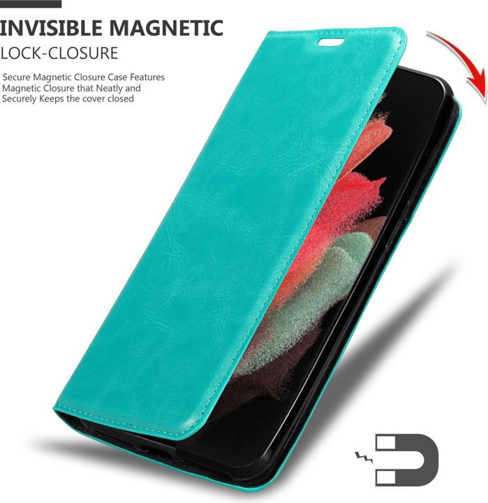 Actual product image Cadorabo Book Invis. Magnet sleeve (Samsung Galaxy S22 Ultra)