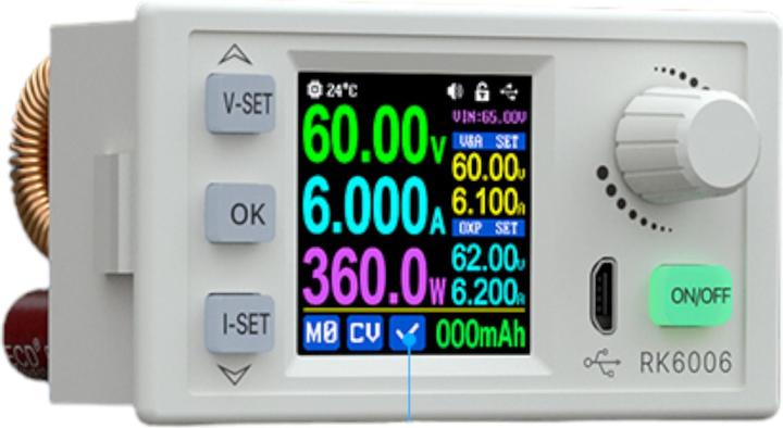 Produktbild RD Tech RK6006-BT programmierbares Labornetzteil DC-DC Wandler 60V 6A 360W