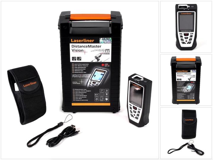 Actual product image Laserliner Laser Rangefinder DistanceMaster Vision (80m,Tilt,Cam) (80 m, 635 nm)
