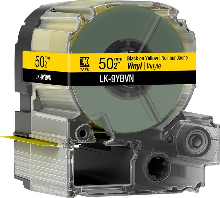 Actual product image Epson LK-9WBVN (5 cm, Yellow)