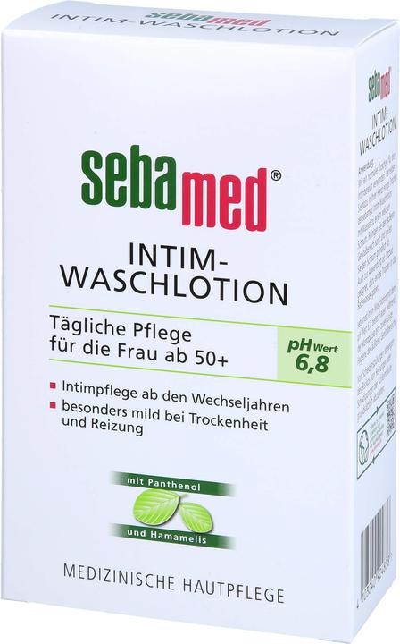 Produktbild Sebamed Intim-Waschlotion tägliche Pflege für die Frau ab 50+, 200 ml Flüssigseife (200 ml, Intimwaschlotion)