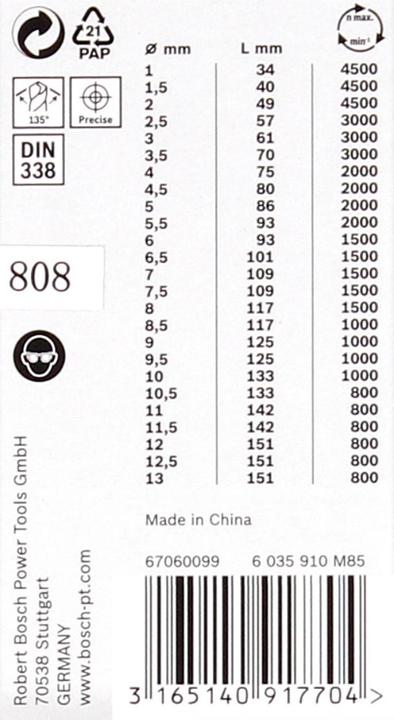 Produktbild Bosch Professional Zubehör HSS-Spiralbohrer-Set PointTeQ, 25-tlg., ProBox, 1–13 mm (11.5 mm, 12 mm, 12.5 mm, 13 mm, 8.5 mm, 9 mm, 9.5 mm, 10 mm, 10.5 mm, 11 mm, 5.5 mm, 6 mm, 6.5 mm, 7 mm, 7.5 mm, 8 mm, 2.5 mm, 3 mm, 3.5 mm, 4 mm, 4.5 mm, 5 mm, 1 mm, 1.5 mm, 2 mm)