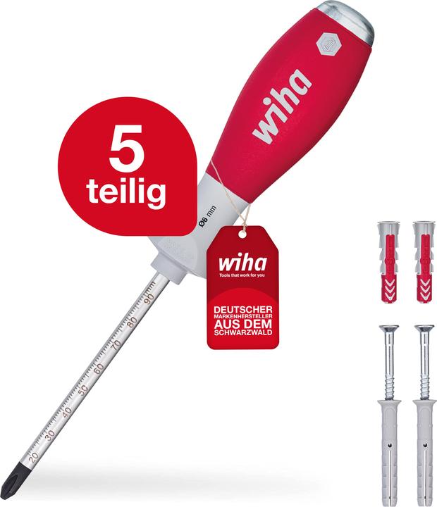 Actual product image Wiha Dowel punch set (Phillipps cross recess (PH))