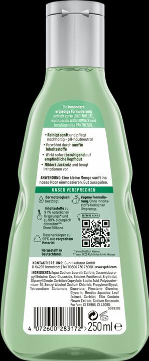 Produktbild Guhl Kopfhaut Sensitiv Shampoo mild (250 ml, Flüssiges Shampoo)