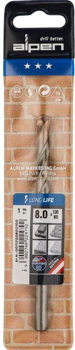 Actual product image Alpen Masonry drill (8 mm)