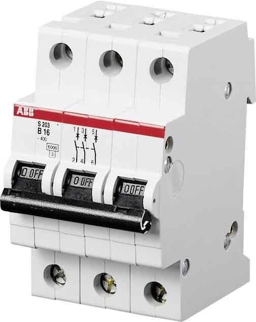 Actual product image ABB S203-Z32 Circuit breaker 32A pro M compact 3-pole