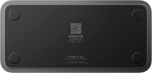 Actual product image Nomad Base One Max 3:1 with MagSafe Carbide