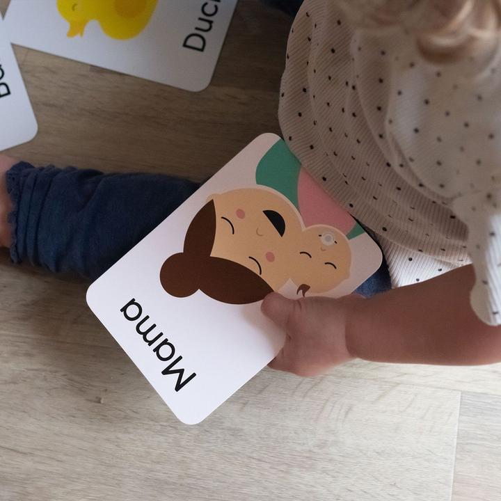 Produktbild Priya & Peanut Erste-Worte-Blitzkarten – 50 erste Wörter für Kleinkinder
