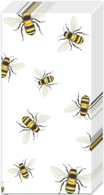 IHR Papiertaschentücher SAVE THE BEES! white