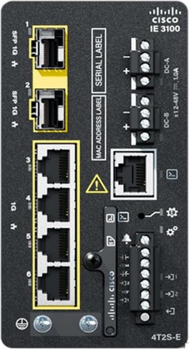 Immagine prodotto Cisco IE3100 W/4GE RAME 2GE SFP (6 Porti)