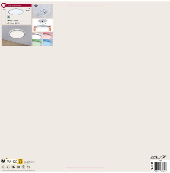 Immagine prodotto Paulmann Atria Shine Backlight (2800 lm)