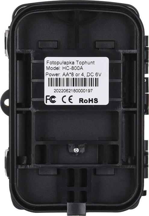 Image du produit Tophunt PHOTOPUŁAPKA CAMÉRA LEŚNA HC800A 1080p 16MPX 42xIR LED BLACK