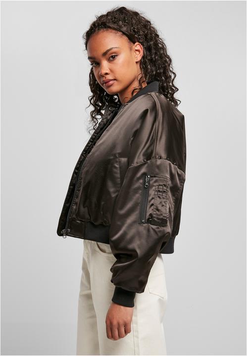 Immagine prodotto Urban Classics Bomber corto da donna in raso oversize (XL)