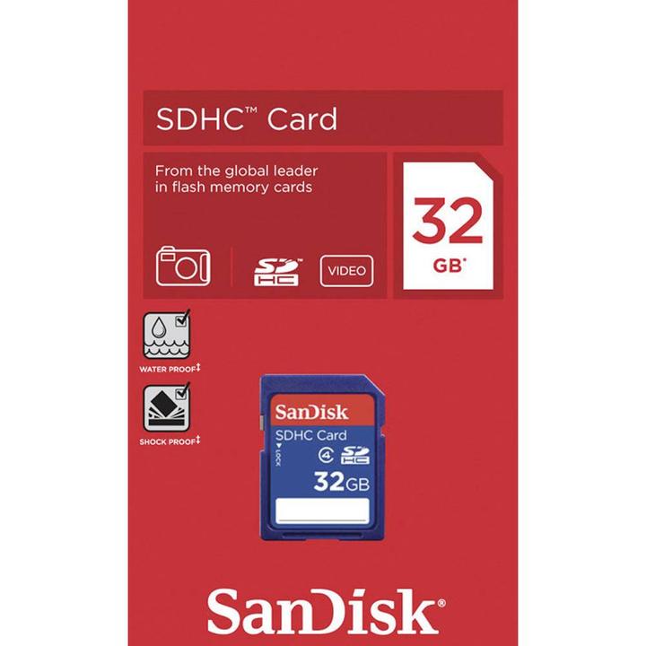 Produktbild SanDisk Standard Memory Card (32 GB, SDHC, U1, UHS-I)