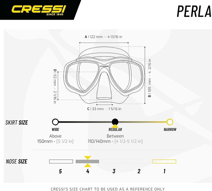 Produktbild Cressi Perla Schnorchelset