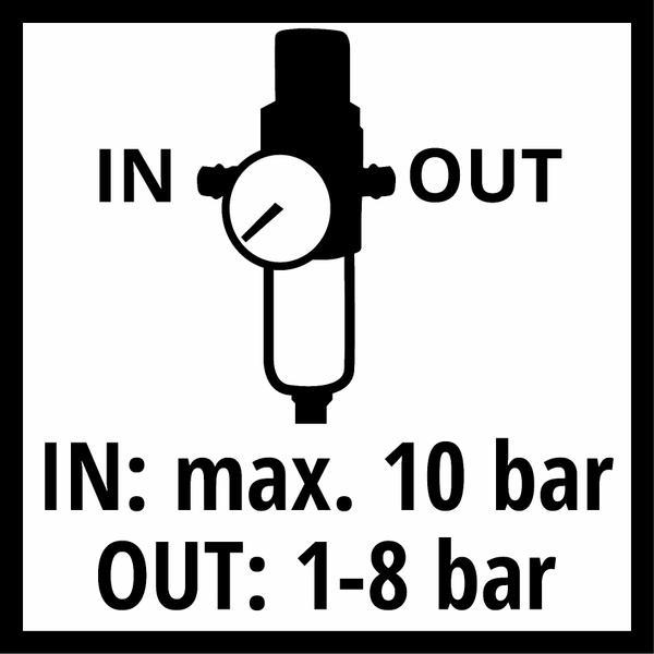 Actual product image Einhell Filter pressure reducer