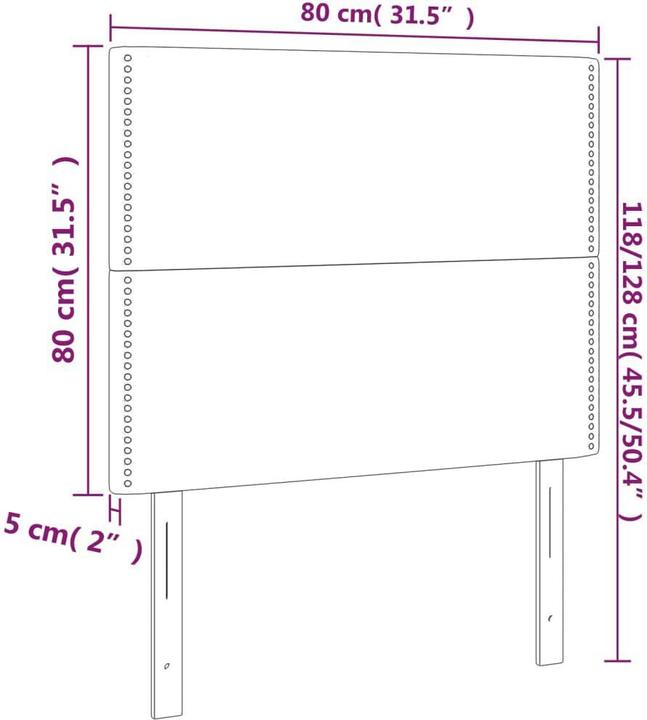 Immagine prodotto VidaXL Zobor (80 x 5 x 128 cm)