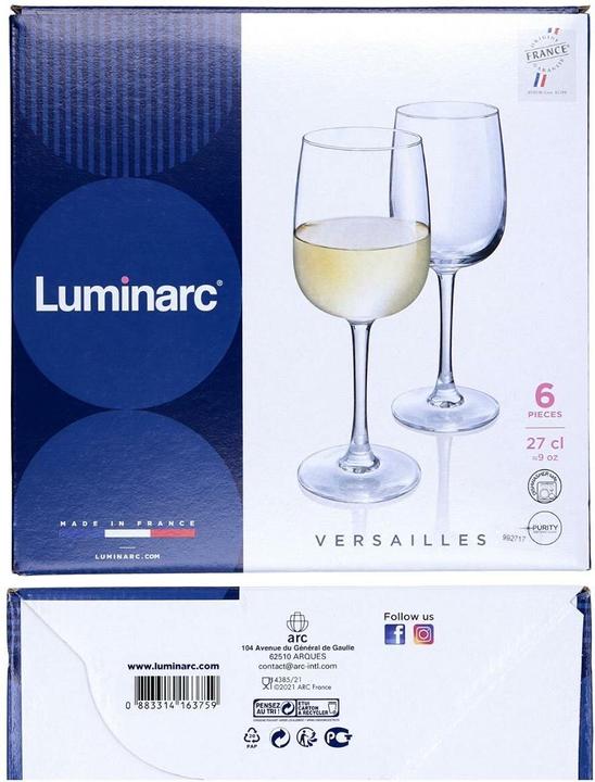 Produktbild Luminarc G1647 (72 cl, 6 Gläser, Rotweingläser)