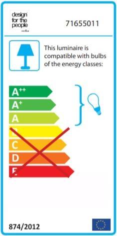 Energie-Label Nordlux Tischleuchte MIB 6 GU10, Grau (GU10)