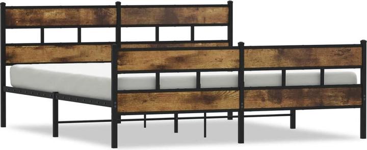 Actual product image VidaXL Bed frame Bed single bed without mattress 80x200 cm wood-based material (80 x 200 cm)