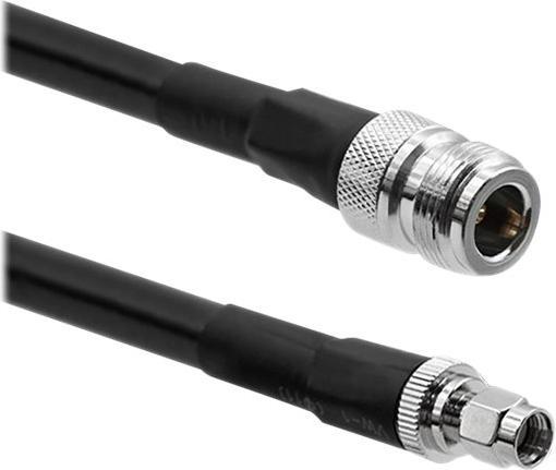 Image du produit Qoltec 57027 Câble coaxial LMR400 N-type RP-SMA Noir (Câble d'antenne)