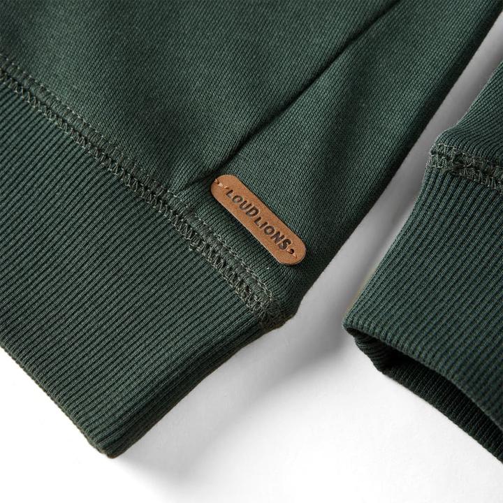 Immagine prodotto VidaXL Felpa da bambino verde scuro 92,Materiale: 92% cotone. 8 (92)