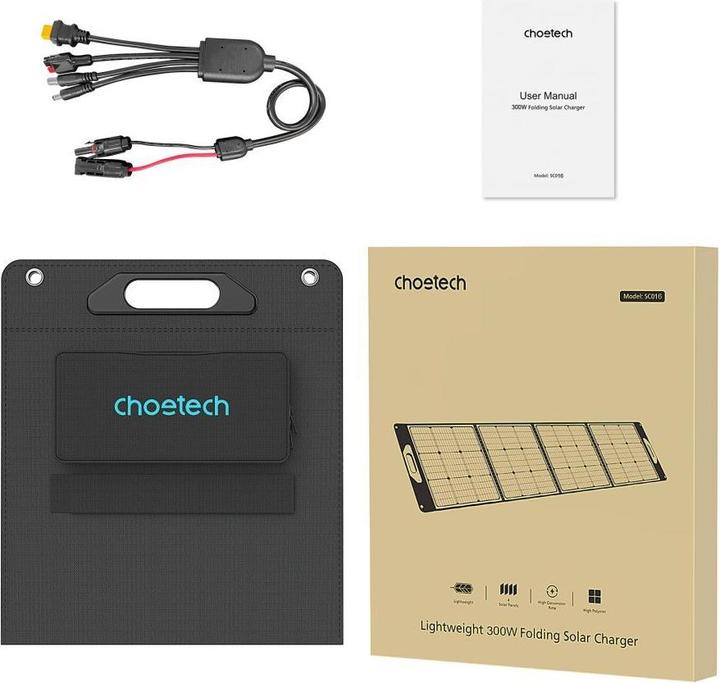 Produktbild Choetech SC016 Solar-Ladegerät (300 W, 6.35 kg)