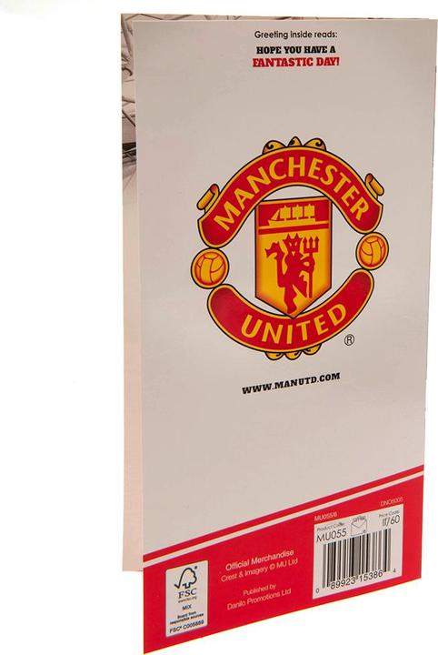 Actual product image Manchester United FC Birthday card No 1 Fan (1 pcs.)