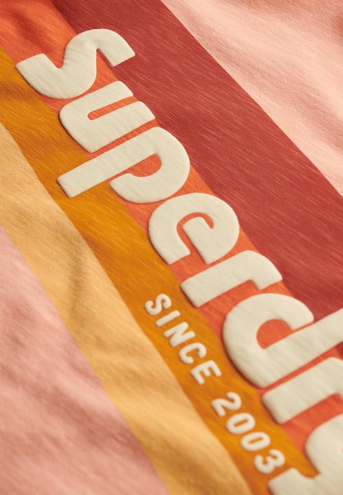 Actual product image Superdry Terrain Logo Stripe Relxed Tee (M)
