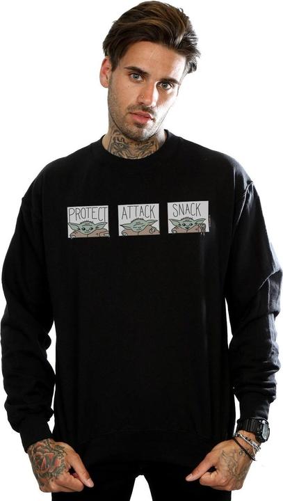 Produktbild Star Wars The Mandalorian The Child Tiles Sweatshirt (4XL)