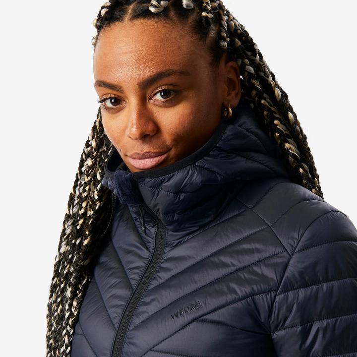 Produktbild Wedze Skijacke Daunenjacke Damen leicht und warm - 500 blau/schwarz (M)