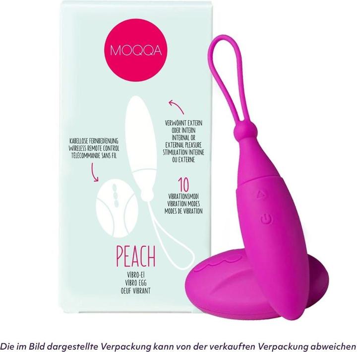 Image du produit MOQQA Oeuf vibrant Pêche