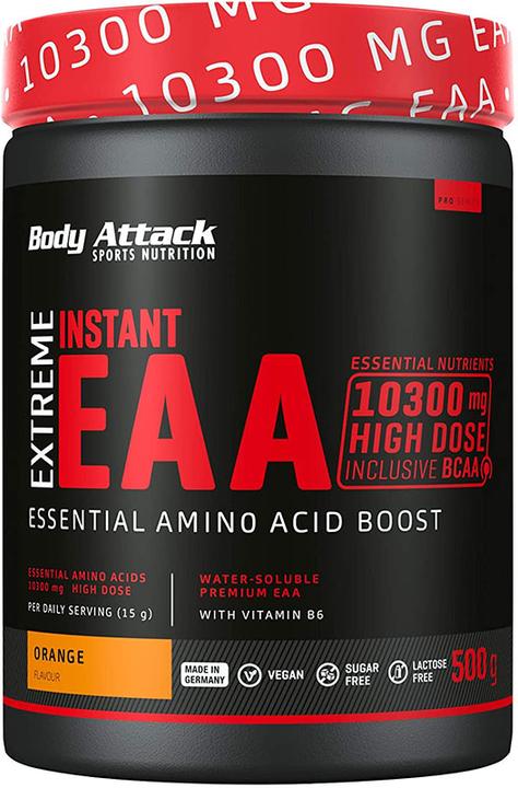 Body Attack Extreme Instant EAA (500g di latta) (Arancia, 1 pz., 500 g)