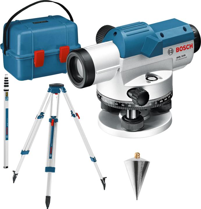 Produktbild Bosch Professional Linienlaser und Kreuzlinienlaser, GOL 32 D + BT160 + GR500