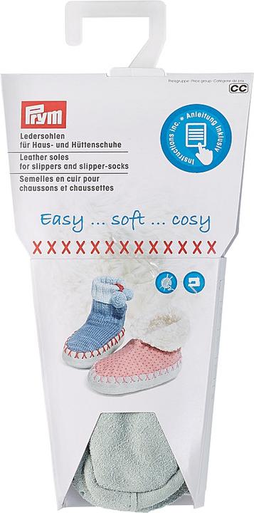 Actual product image Prym Leather Soles Slippers Size 18 - 20
