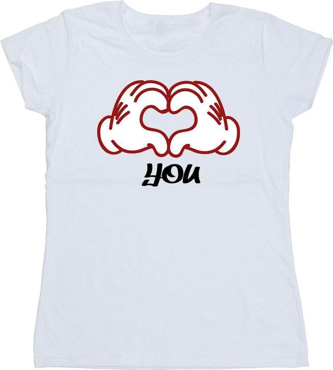 Disney Mickey Mouse Love You Hands TShirt (XXL)