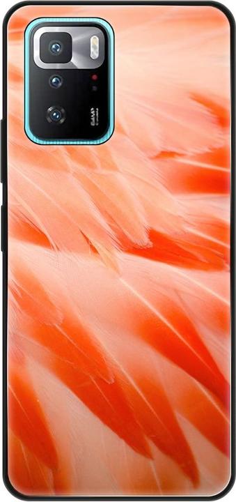 Flamingo feathers