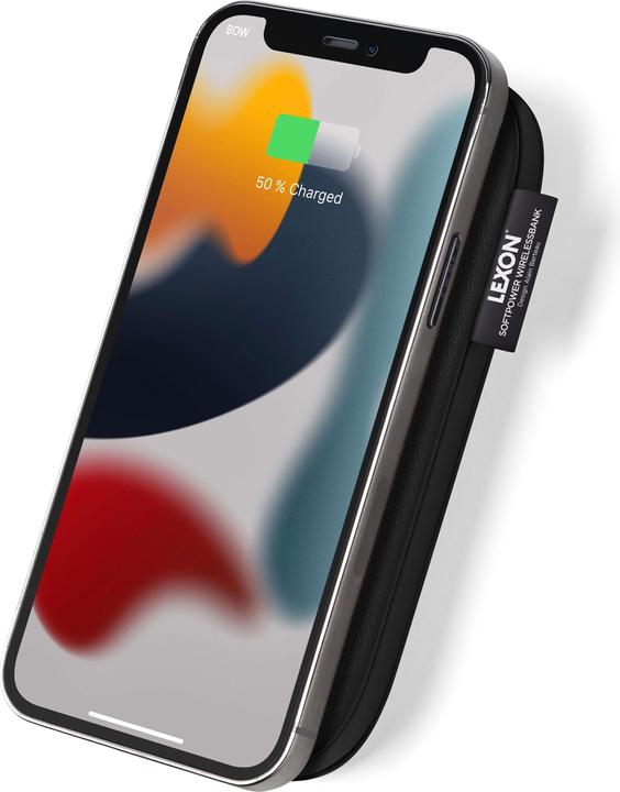 Produktbild Lexon Powerbank QI schwarz (10000 mAh, 15 W)