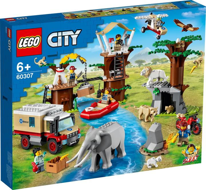 Immagine prodotto LEGO Campo di soccorso per animali (60307, LEGO City, Set LEGO rari)