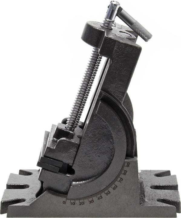 Produktbild Wiltec Präzisions-Maschinenschraubstock 100mm 90° Schraubstock Werkbank Zwinge
